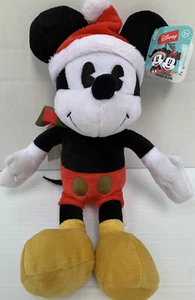 Disney Just Play Retro Mickey Mouse 10" [ 2021 ] Christmas Holiday Plush - Picture 1 of 5