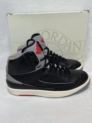 Cimento preto retrô tamanho 10 - Air Jordan 2 - Imagem 1 de 4