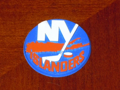 NEW YORK ISLANDERS RARE Vintage NHL RUBBER Hockey FRIDGE MAGNET Standings Board Cover
