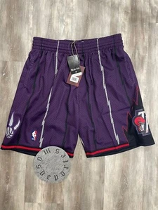 NWT Toronto Raptors Retro HWC Mitchell & Ness M&N NBA Men Swingman Shorts XL - Picture 1 of 9
