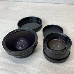 Kodak Ektanar Wide Angle Camera Lens 0.6x & Telephoto 2.0x - both 43 mm Threads - Picture 1 of 9