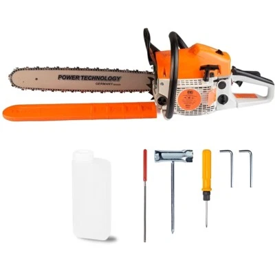 Motosega a Scoppio da Potatura Kit Professionale 52cc con Lama 50 cm Giardino - Immagine 1 di 4