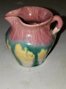 Vintage Miniature North Carolina Pottery Jug ~ 2 Inches Tall - Picture 1 of 9