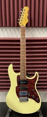 Fret-King FKV6GW Black Label Geoff Whitehorn - Vintage White - Image 1 of 4