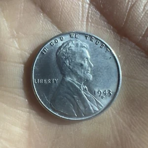 1943 D Error Steel Wheat Cent; “L” Rim Die Crack O/R (x2)- Uncirculated. - Picture 1 of 19