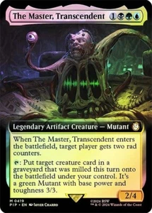 The Master, Transcendent FOIL EXTENDED - 0419 - Mythic - Fallout PIP MTG - Picture 1 of 1