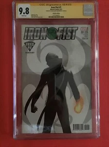 IRON FIST 1 signed JOHN TYLER CHRISTOPHER CGC SS 9.8 Fried Pie White Variant - Picture 1 of 2