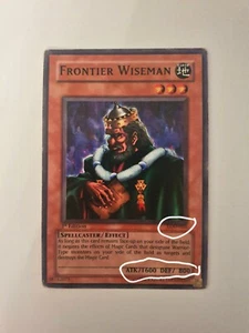 Yu-Gi-Oh! Error Misprint Frontier Wiseman LOD-022 1st Edition English - Bild 1 von 3