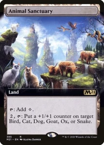 Magic The Gathering Magic The Gathering Magic The Gathering casi nuevo conjunto básico de arte extendido 2021 M21 tarjeta - Imagen 1 de 3