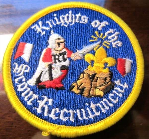 Boy Scout Patch Vintage Bsa Knights Of The Scout Recruitment Occ - Picture 1 of 1