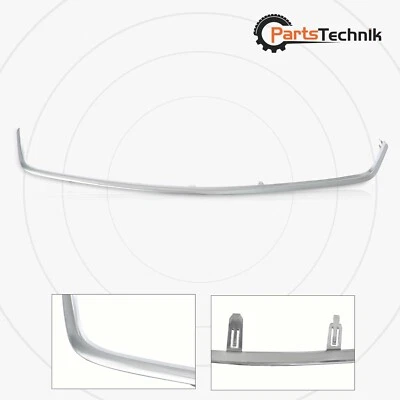 For 2015-2019 Infiniti Q70 Front Bumper Lower Grille Cover Molding Chrome Trim Foto 1 de 4