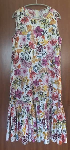 Robert Friedman, buntes Sommerkleid, Gr. L. Bitte Maße beachten - Bild 1 von 3