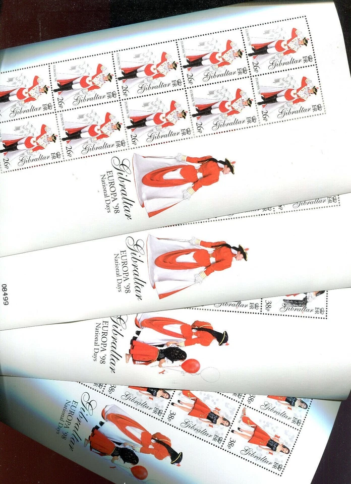 EUROPA CEPT GIBRALTAR AÑO 1998 MINI HOJA NUEVO Y PERFECTO** MH - Imagen 1 de 1