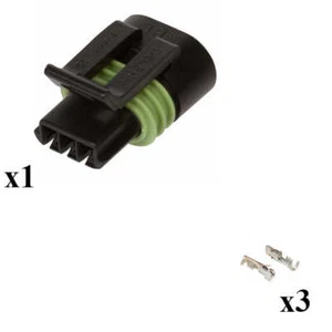 Kit Steckverbindermultilock Metri-Pack 150.2 mannlich 3 Wege Schwarz - Picture 1 of 1