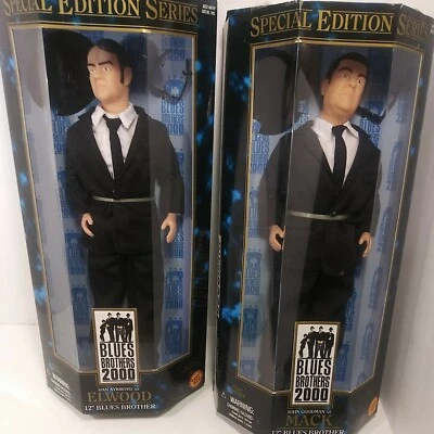Muñecas de colección 2000 Blues Brothers Dan Aykroyd ELWOOD & John Goodman MACK. Nuevo Foto 1 de 4