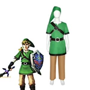 The Legend of Zelda: Skyward Sword Link Cosplay Costume Halloween Game character - Picture 1 of 22