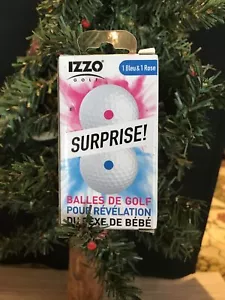 Nuevas Bolas de Revelación de Género Izzo Golf Surprise Azul Rosa Huellado Plástico Relleno en Polvo - Imagen 1 de 4
