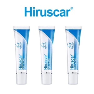 3X Hiruscar Gel Post Acne 10g Trattamento Cicatrici Sbiadimento Segni Rossi Macchie Scure Veloce - Foto 1 di 7