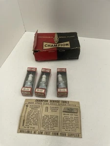 Champion Spark Plug H-11 Set Of 3 - Picture 1 of 8