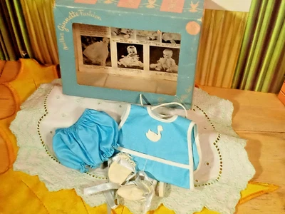 复古 Vogue Ginnette 盒装蓝色游戏服带盒 — 第 1/4 张图片