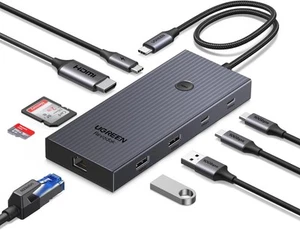 UGREEN Revodok Pro 1091 10Gbps Hub USB C Ethernet Gigabit HDMI 4K 60Hz Lecteur d - Photo 1/8