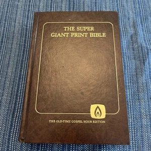 The Super Giant Print Bible Old Testament 1 Chronicles-Malachi KJV HC 83 - Picture 1 of 5