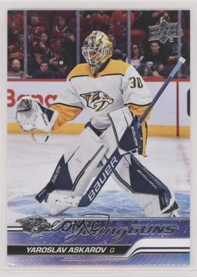 2023-24 Upper Deck Series 1 Young Guns Yaroslav Askarov #204 Rookie RC - Image 1 of 2