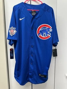 Nike Chicago Cubs Flex Base Authentic Alternate Blue Jersey Men 52 / XXL NWT - Picture 1 of 10