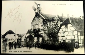 N° 805/12 -Cpa Militaire CARTE PHOTO DANMARIE  La Mairie  ww1 - Imagen 1 de 2