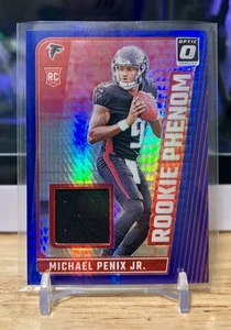 2024 Panini Donruss Optic - Rookie Phenom Michael Penix Jr. #RPB-MPJ Blue Hyper - Picture 1 of 2