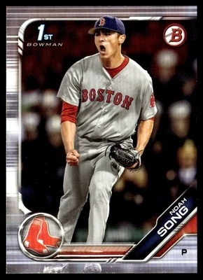 2019 Bowman Draft Noah Song Boston Red Sox #BD-99 - Image 1 of 2
