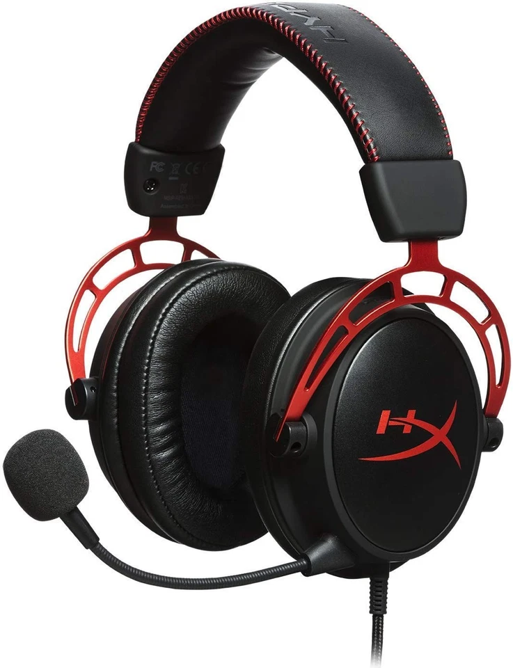 HyperX Cloud Alpha – Gaming Headset with In-line volume control Black-Red Single - Image 1 of 4