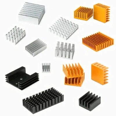 Dissipatore Alluminio Radiatore Dissipatore Blocco Raffreddamento Varie Misure Disponibili Nuovo - Immagine 1 di 4