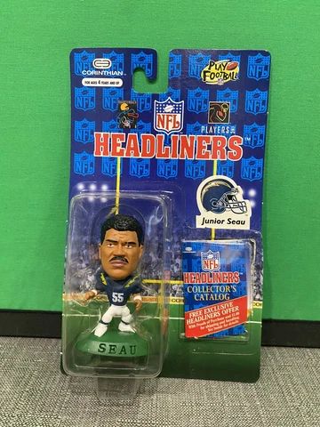 NFL Headliners Corinthians Junior Seau San Diego Chargers Figurine 1996 Cover