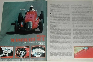 1980 article, 1940 Maserati 8CL, history, photos specs - Picture 1 of 4