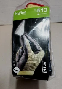12 Pair ANSELL 11-510 HyFlex Gloves, Cut Resistant;Dupont Kevlar;Nitrile Size 7 - Picture 1 of 5