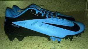 NIKE Vapor Talon Elite Low TD Blue Glow Black Molded Football Cleats Mens Sz 14 - Picture 1 of 5