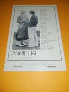 carte postale ANNIE HALL - Foto 1 di 2