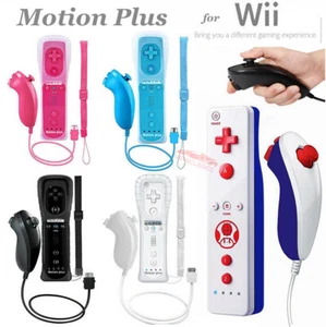 Remote Controller / Nunchuck For Nintendo Wii /U Games Console Motion Plus lot - Picture 1 of 67