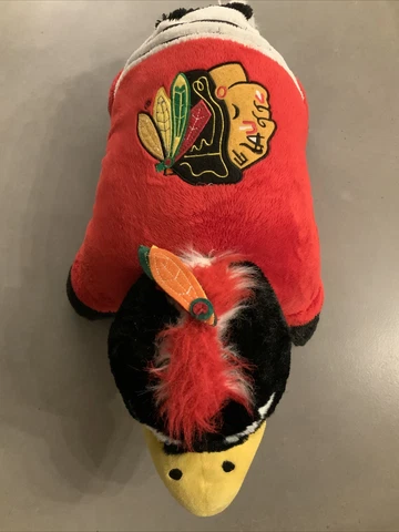 NEW Chicago Blackhawks Tommy Hawk Mascot Pillow Pal NHL Hockey Cover