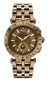 Versace Men's VAH060016 V-RACE SPORT IP Bronze Steel Luminous 2 Straps Watch - Picture 1 of 12
