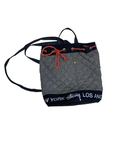 Rare bag Stussy wt bucket backpack grey - Picture 1 of 12