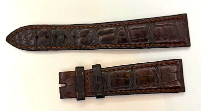 原始设备制造商宝玑棕色鳄鱼皮表带 20/16 毫米,74+111 毫米瑞士制造 — 第 1/2 张图片