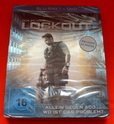 Lockout (Blu-ray + DVD) - German Exclusive Steelbook - New/Sealed + Poster - Image 1 of 2