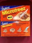 Vtg 1984 Dow Ziploc Microfreez Quart Size Microwave Bags New Box Of 12 - 2 Bx