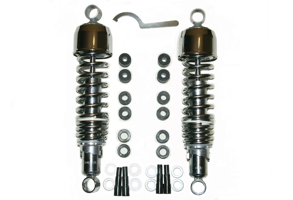 Amortiguadores traseros Honda CX500 (1979-1982) par 325 mm, cromo Foto 1 de 1