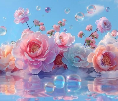 Fondo de pantalla de escritorio imagen de fondo floral abstracto imagen Full HD Foto 1 de 3