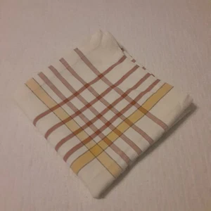 Banaras Collection Plaid Tablecloth/Topper SE European 35x35 - Picture 1 of 6