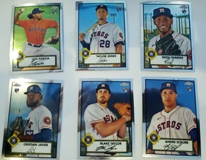2021 Topps Chrome Platinum Anniversary Houston Astros Full Team 23 Card Lot ⭐ - Picture 1 of 9