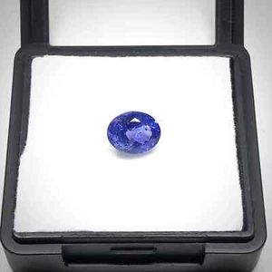 AAA Natural Blue Tanzanite Gemstone, 5.20 Carat Excellent Oval Cut Tanzanite. - Picture 1 of 5